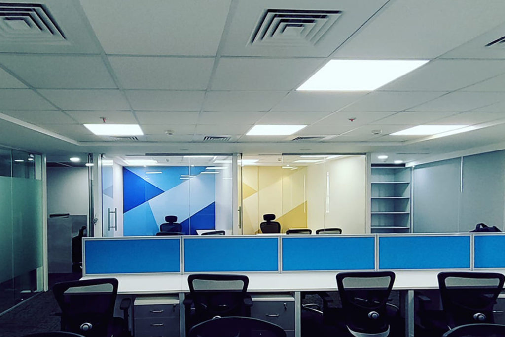 Raksha Health Insurance interiors by Fit Out Dynamics